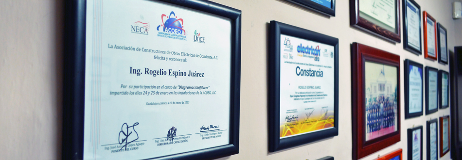 Certificaciones - Michel Construcciones
