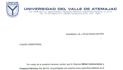 Testimonio de la UNIVA